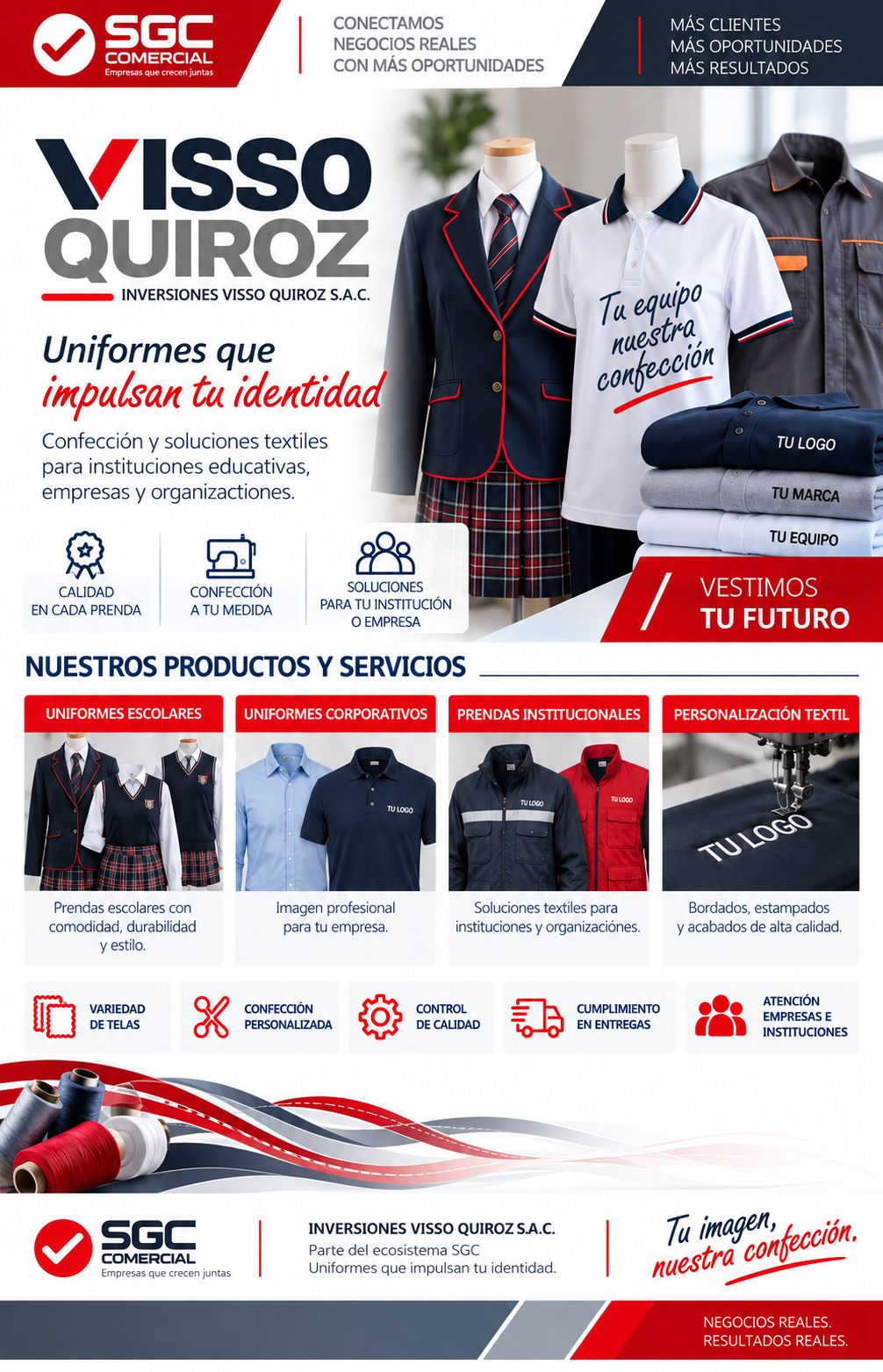 Ficha comercial de Inversiones Visso Quiroz S.A.C.
